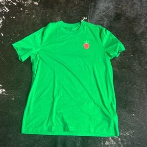 adidas Green Short Sleeve Tee “I Like Tennis”- M